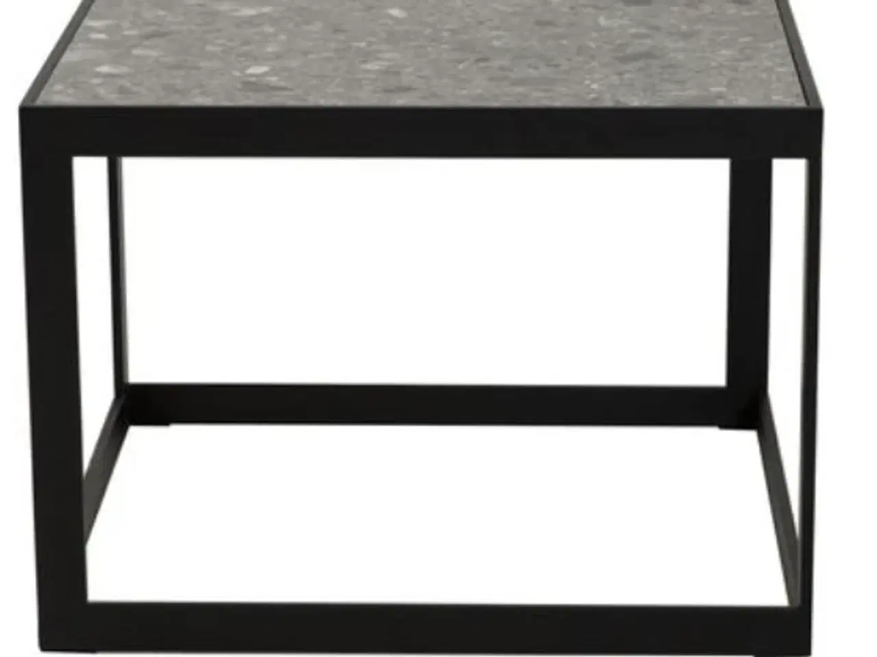 Billede 2 - Sofabord/Sidebord i sort og terazzo grå