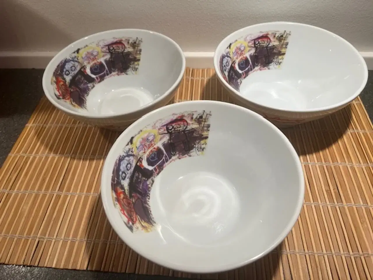 Billede 1 - 3 stk. Poul Pava "Original 5.000" skåle fra Aida