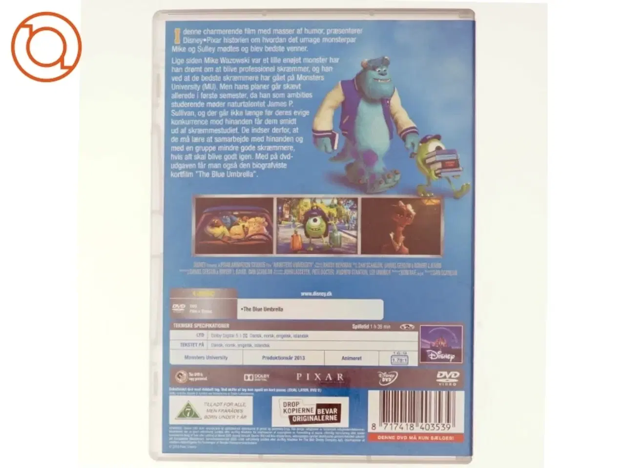 Billede 3 - Monsters University