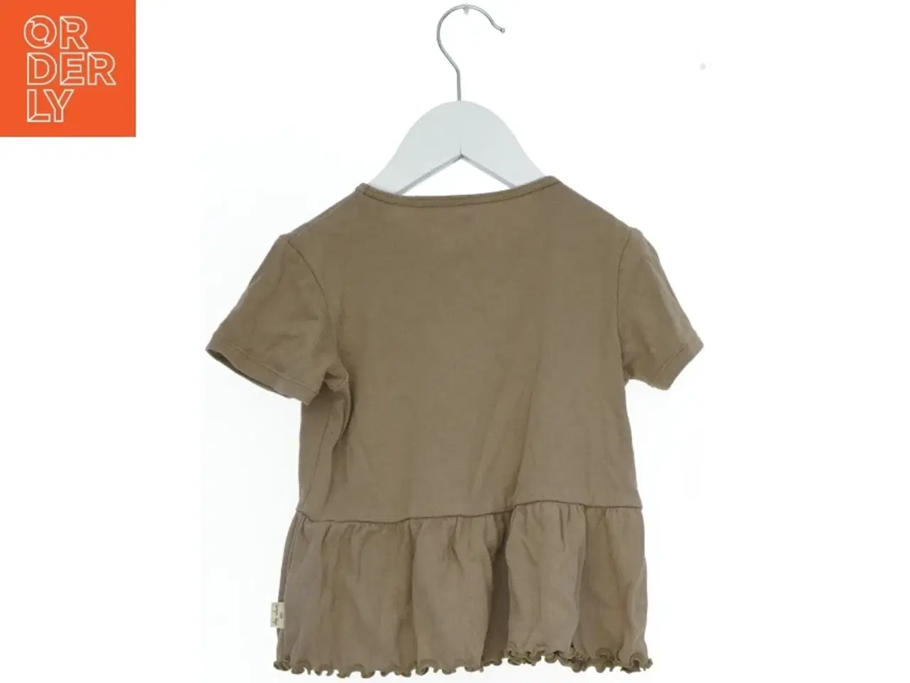 Billede 2 - T-shirt med korte ærmer og flæsekant fra Konges Sløjd (str. 98)
