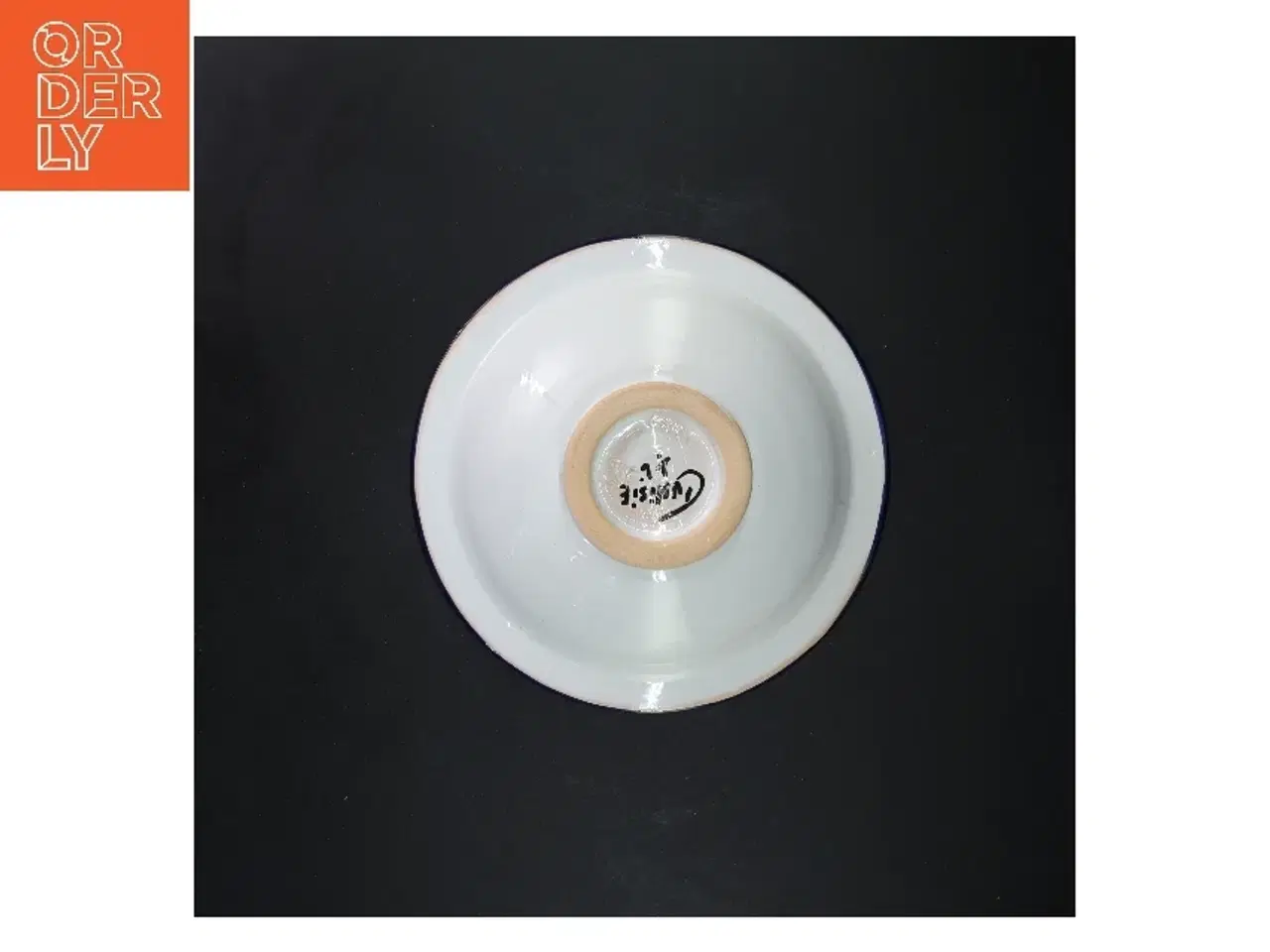 Billede 2 - Keramisk skål med farverigt design (str. Ø 22 cm)