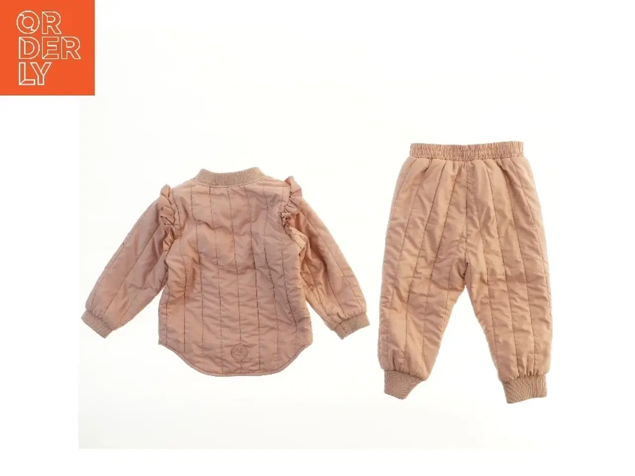 Billede 2 - Sæt med quiltet jakke og bukser fra Petit (str. 92)