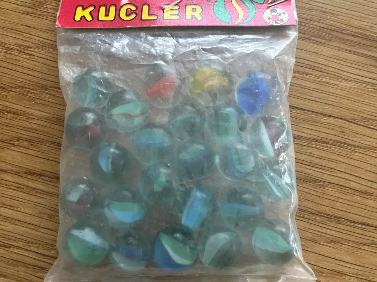 Billede 2 - Glaskugler i original pose fra 1970/1980’erne