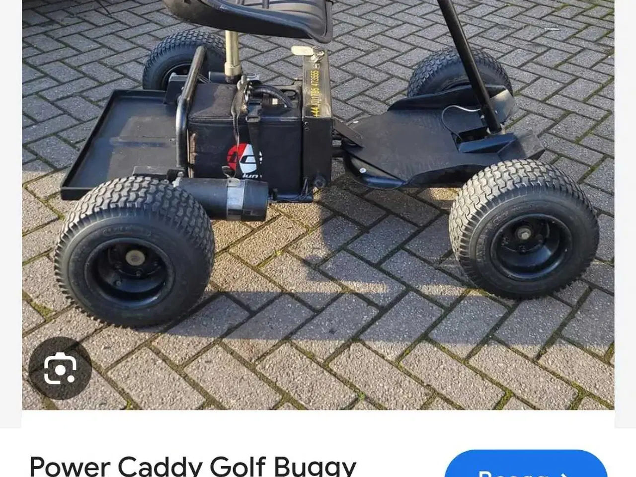 Billede 1 - Golf buggy single seat