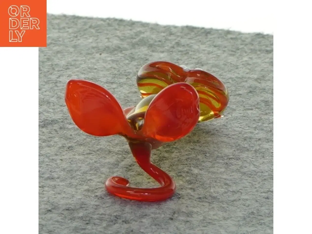 Billede 4 - Håndlavet glasfigur (str. 10x5,5 cm)