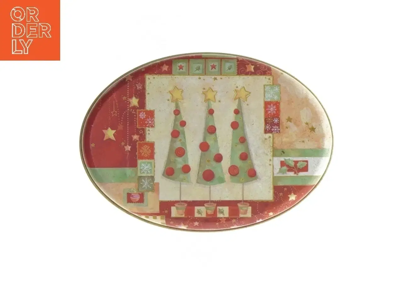 Billede 4 - Julemotiv metalæske (str. 13x7 cm)