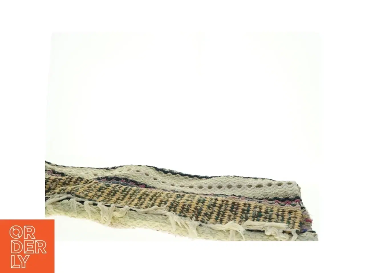Billede 4 - Vævet svensk kludetæppe (str. 90 x 170 cm)