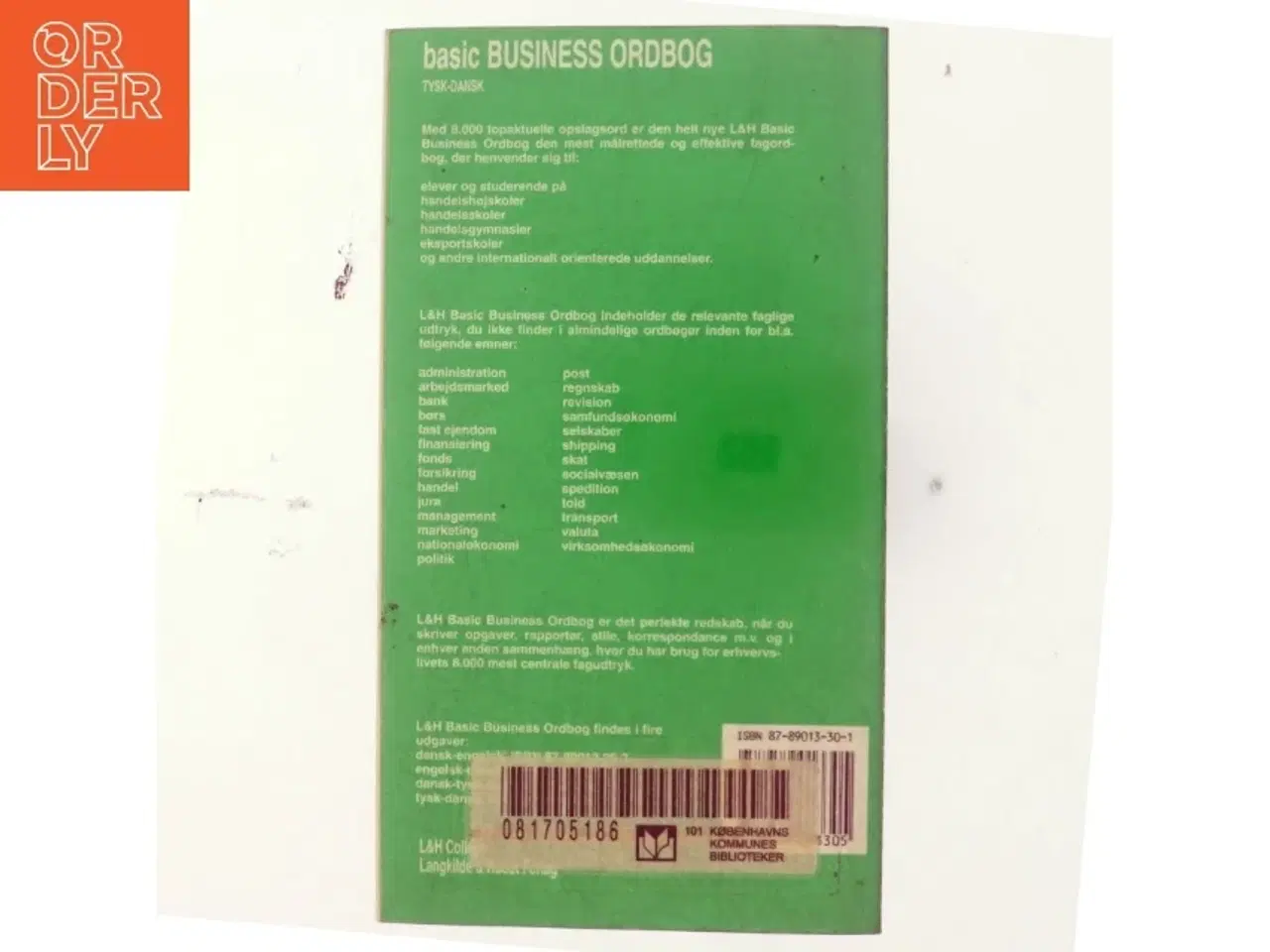 Billede 3 - ORD, basic business ordbog, tysk-dansk