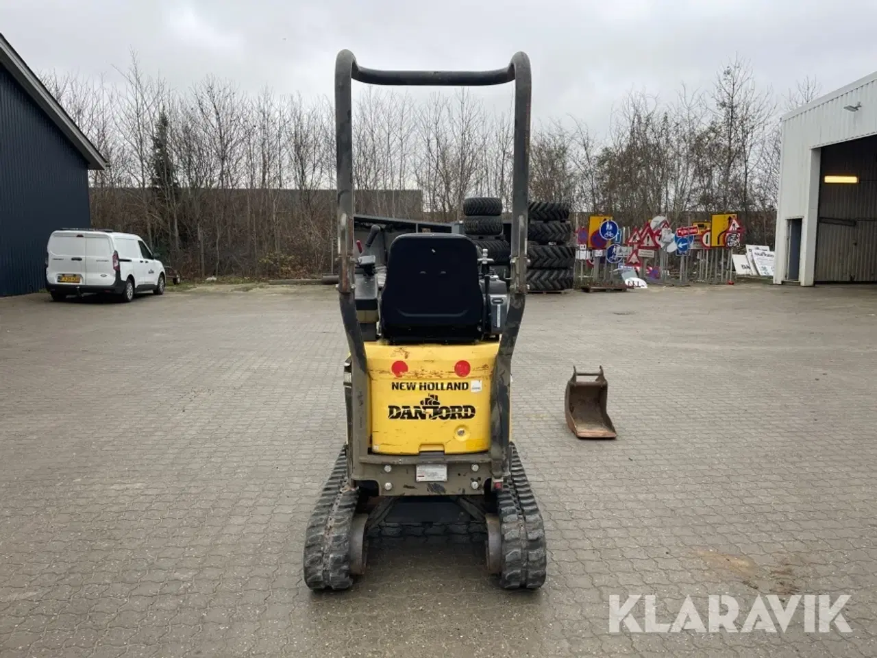 Billede 4 - Minigraver New Holland E10SR med skovle