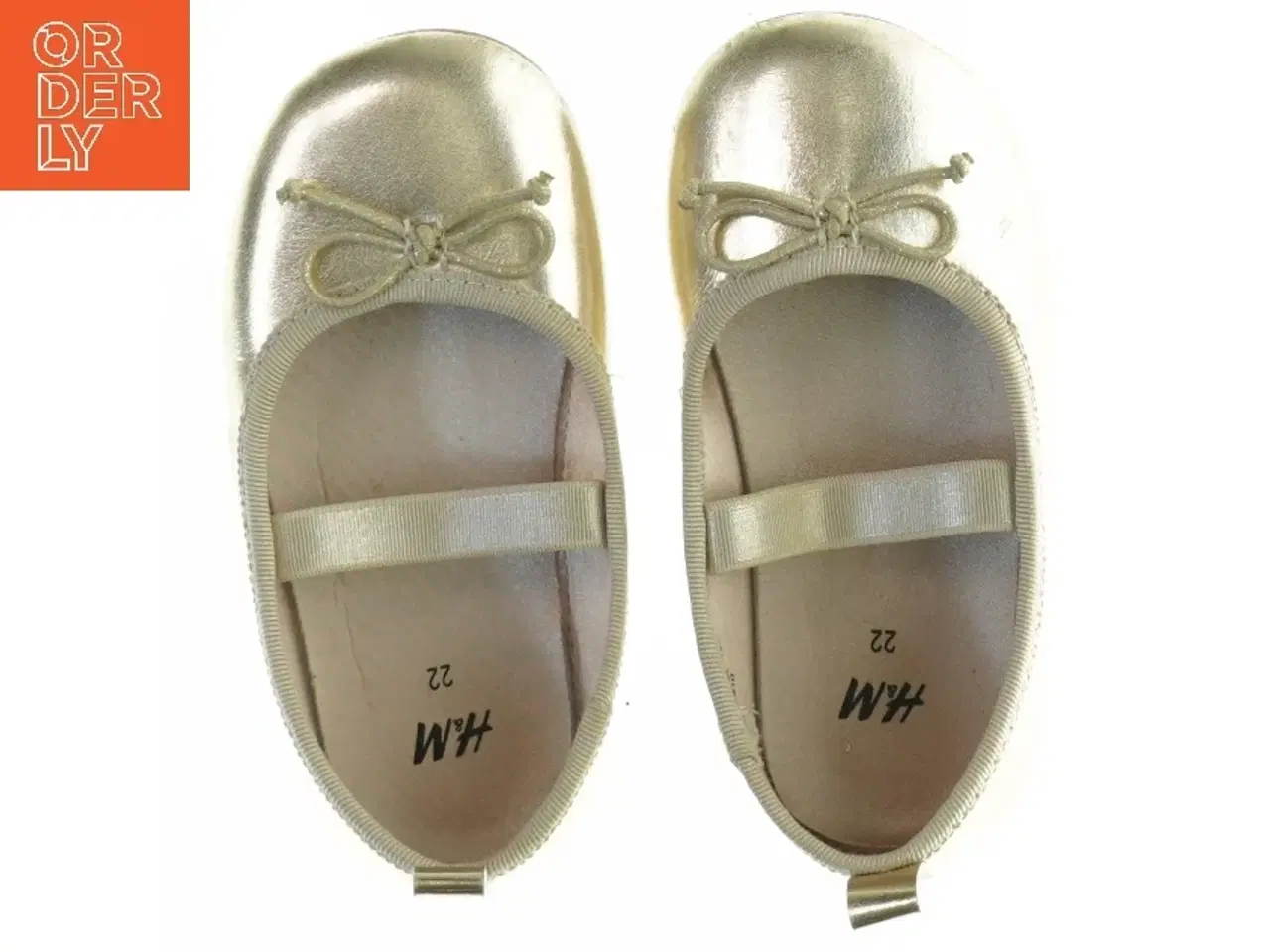 Billede 2 - Guld ballerina børnesko fra H&M (str. 22)