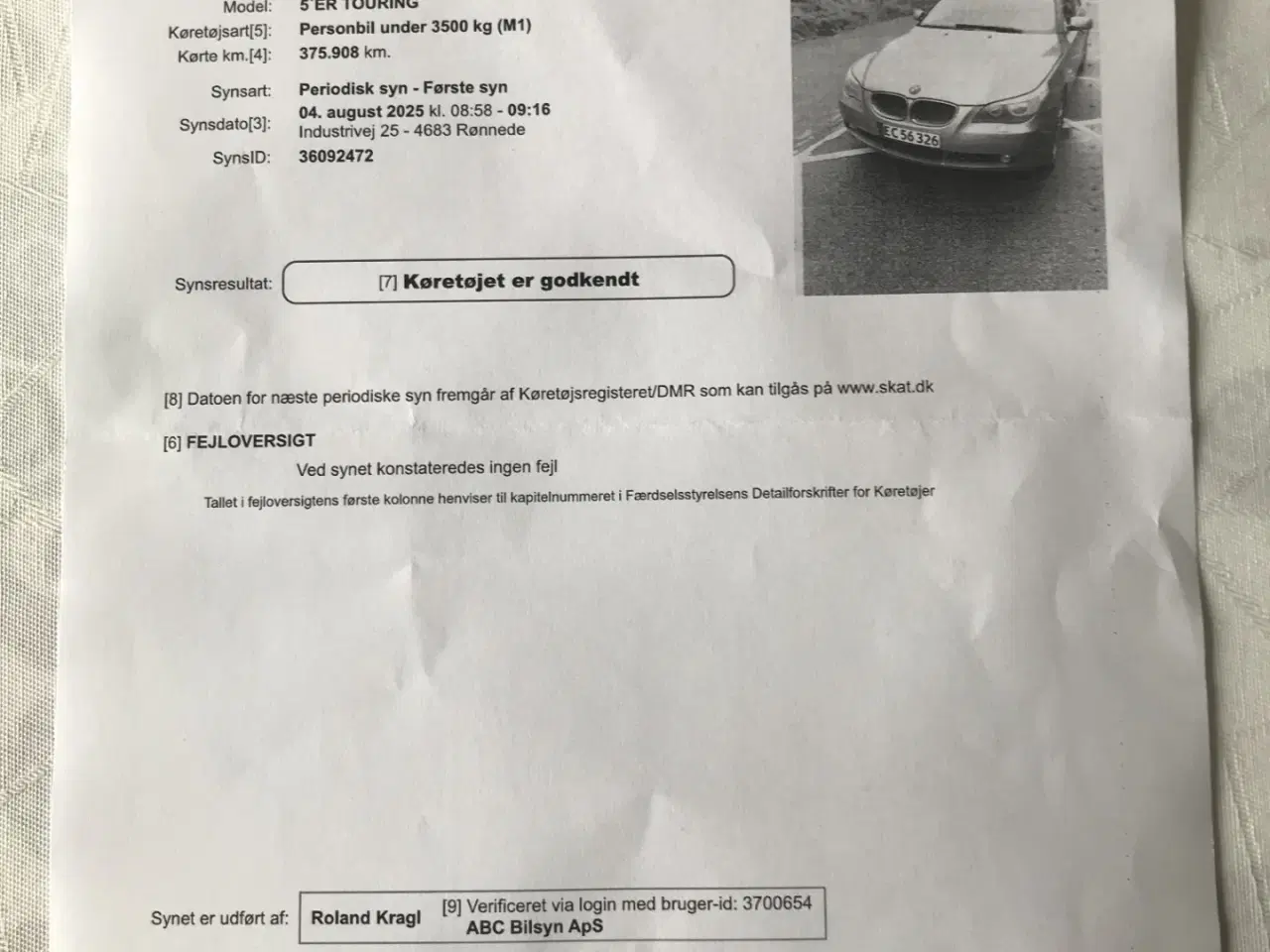 Billede 20 - BMW 525i Steptr. 2,5 6cyl. Nysynet