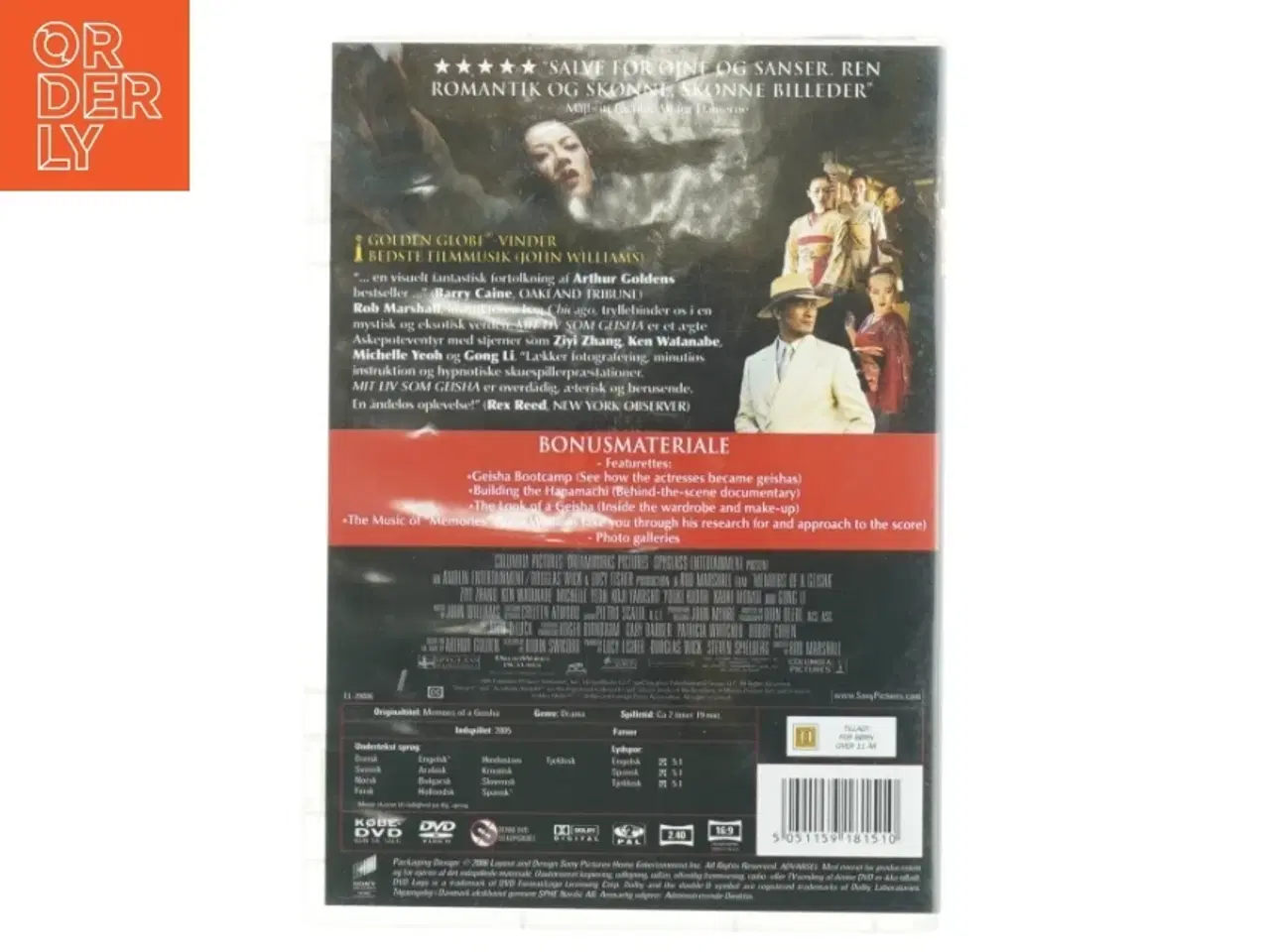 Billede 3 - DVD 'Mit Liv Som Geisha'