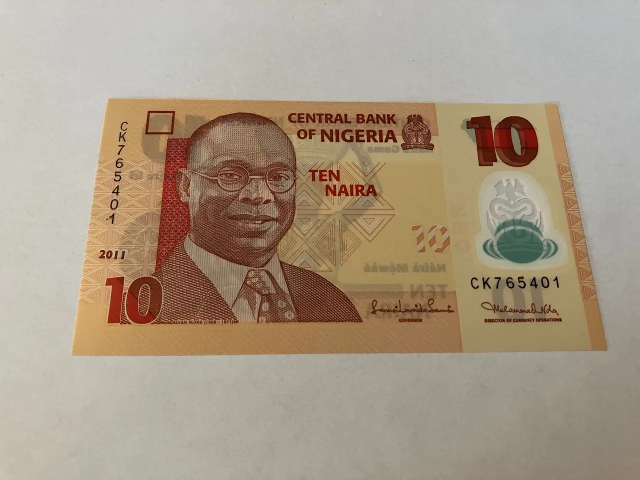 Billede 2 - 10 Naira Nigeria 2011
