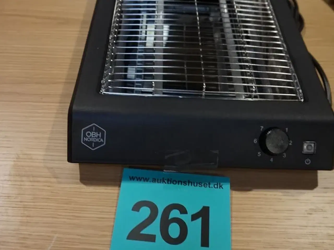 Billede 1 - OBH Nordica flad brødrister 2635 - sort