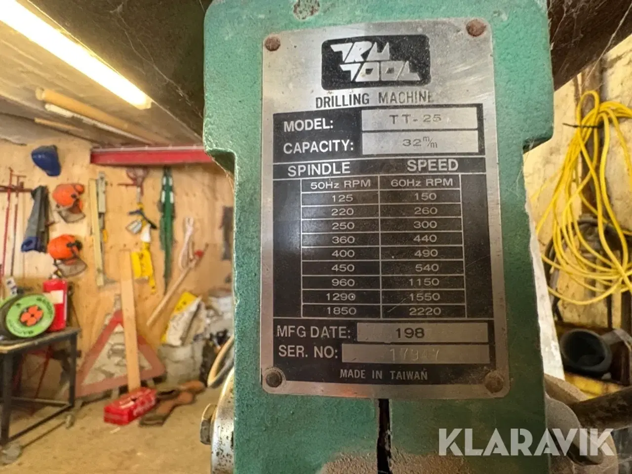 Billede 5 - Søjleboremaskine Tru Tool TT-25