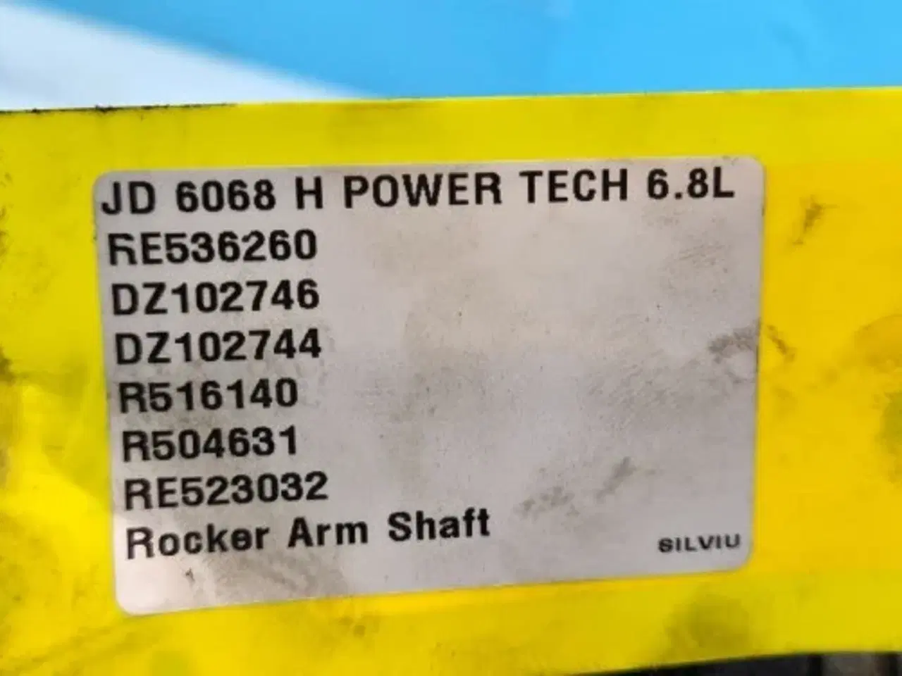 Billede 3 - John Deere  6068   Vippeaksel  RE536260