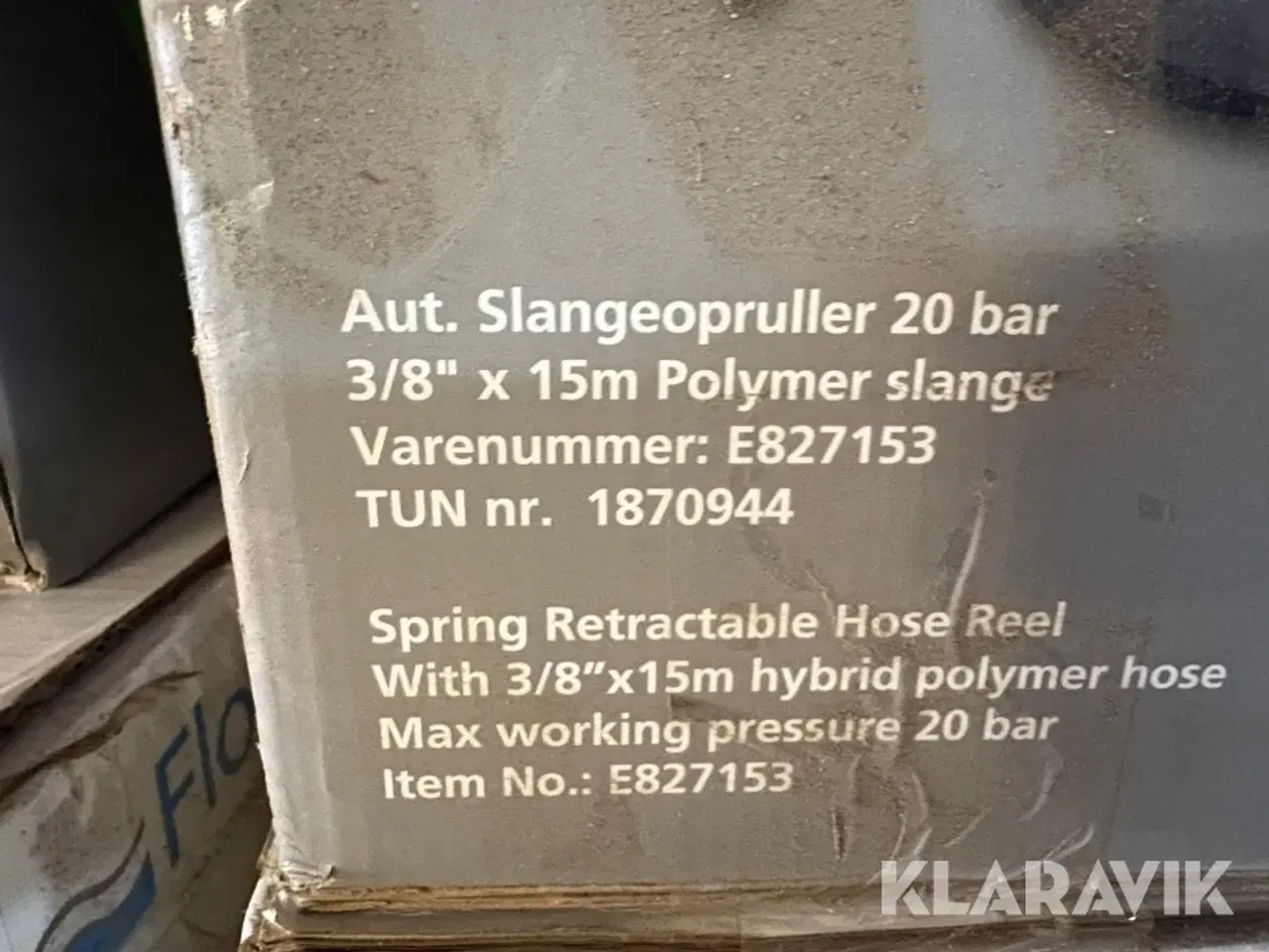 Billede 5 - Slanger til trykluft Reelworks - 3 størrelser