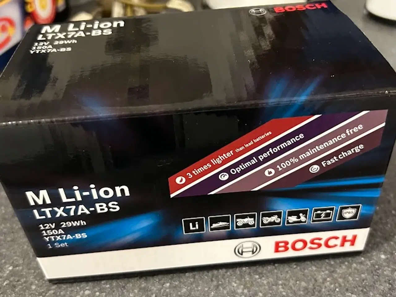 Billede 1 - Bosch lithium MC batteri LTX7A-BS