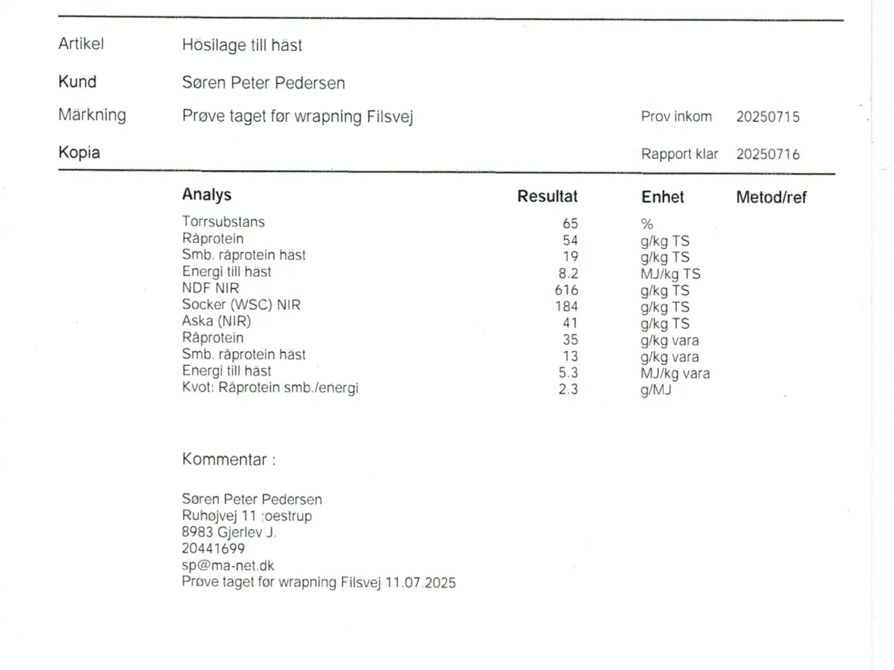 Billede 2 - Morten Koch wrap 2025 m/analyse