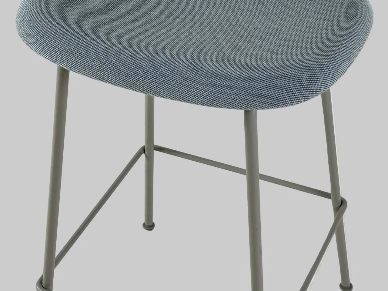 Billede 6 - Muuto Fiber Barstol – Blå/Gråt Stel SH 67cm