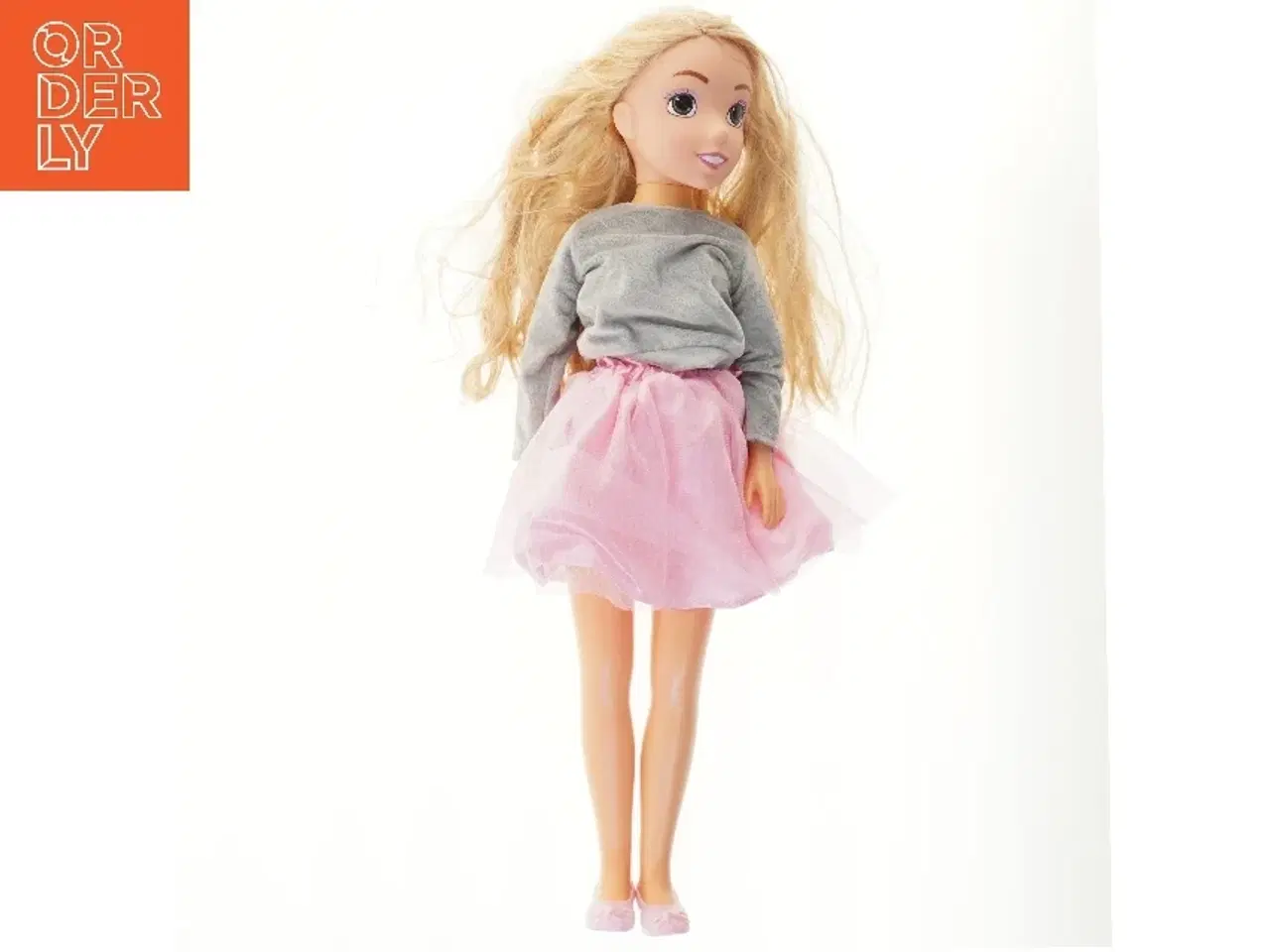 Billede 1 - Stor dukke med blondt hår (str. 80 cm)
