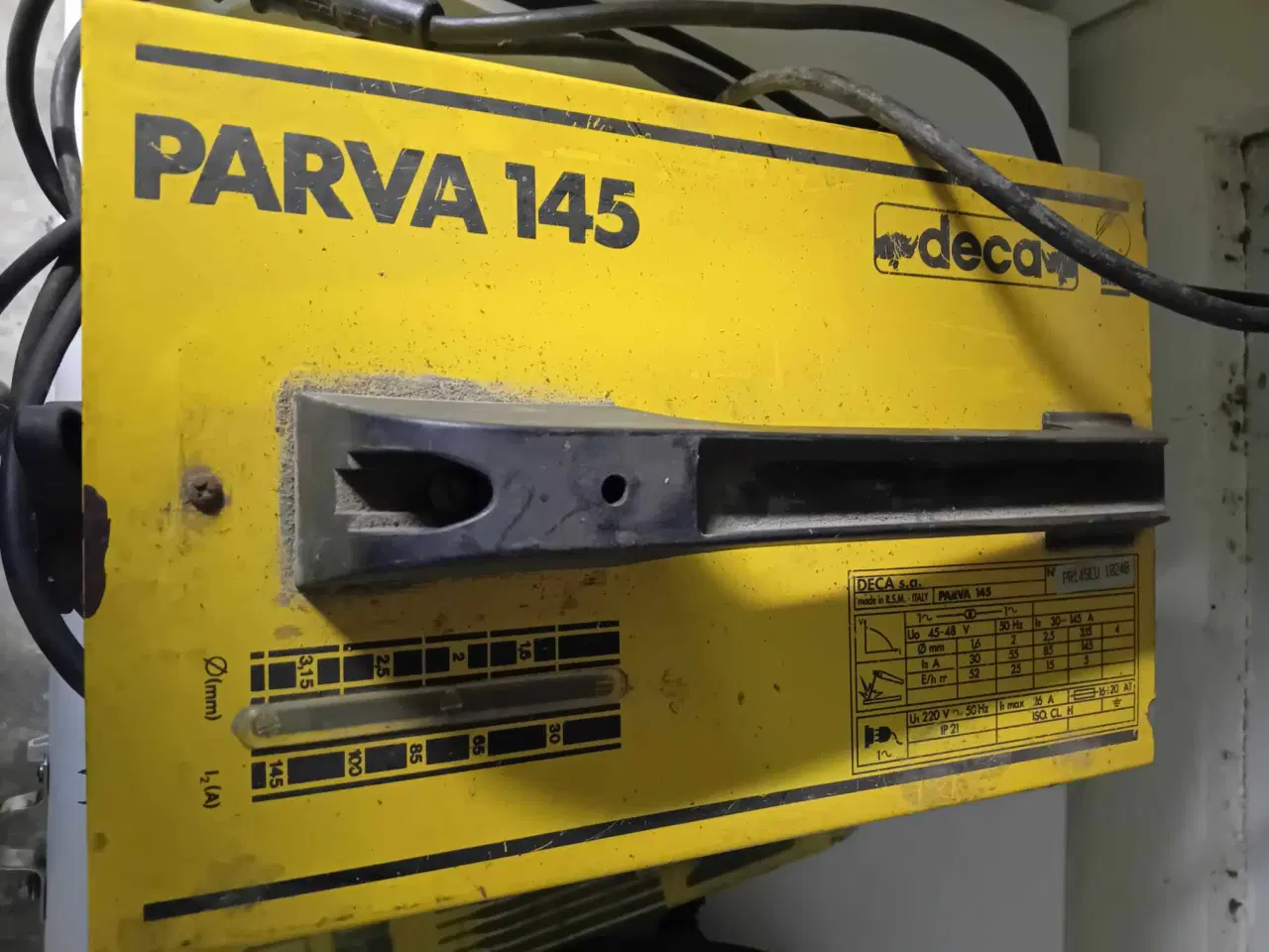 Billede 3 - Svejser Parva 145 - 220 volt med svejsehjelm og pi