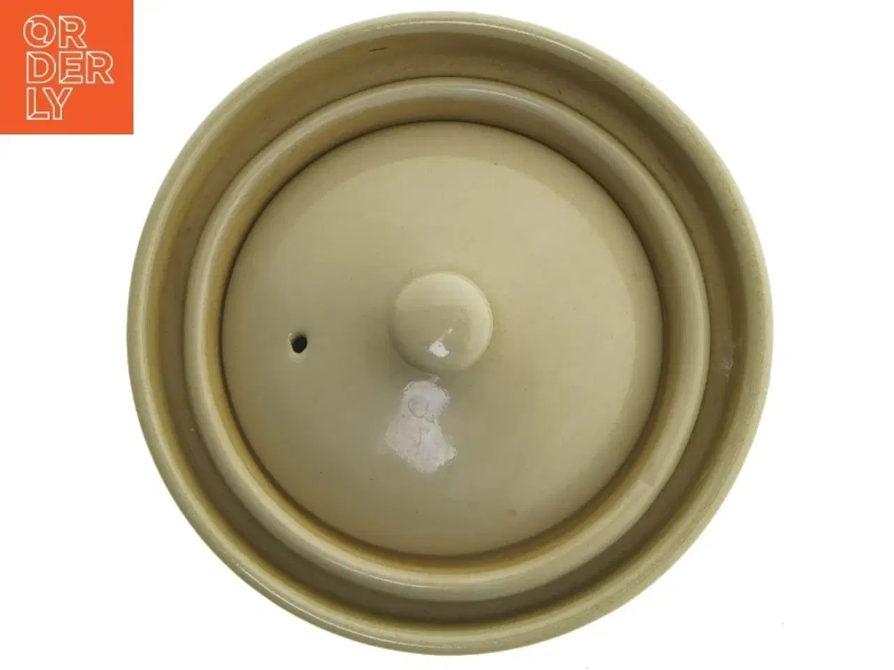 Billede 3 - Keramiske fedtkrukker fra Denvy Stoneware (str. Ø. 14 cm. og ø. 12 cm)