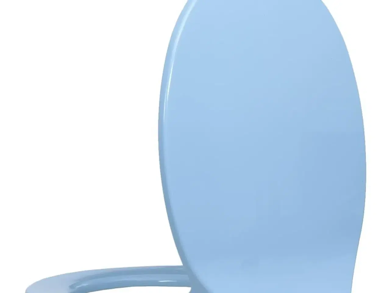 Billede 3 - Soft close toiletsæde oval blå