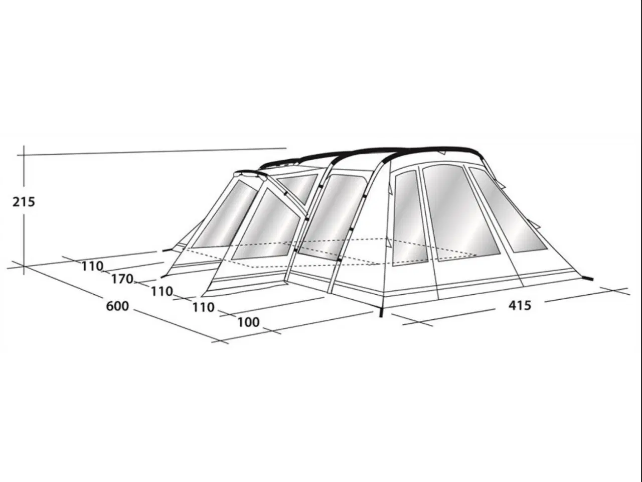 Billede 3 - Telt, Outwell Montana 600