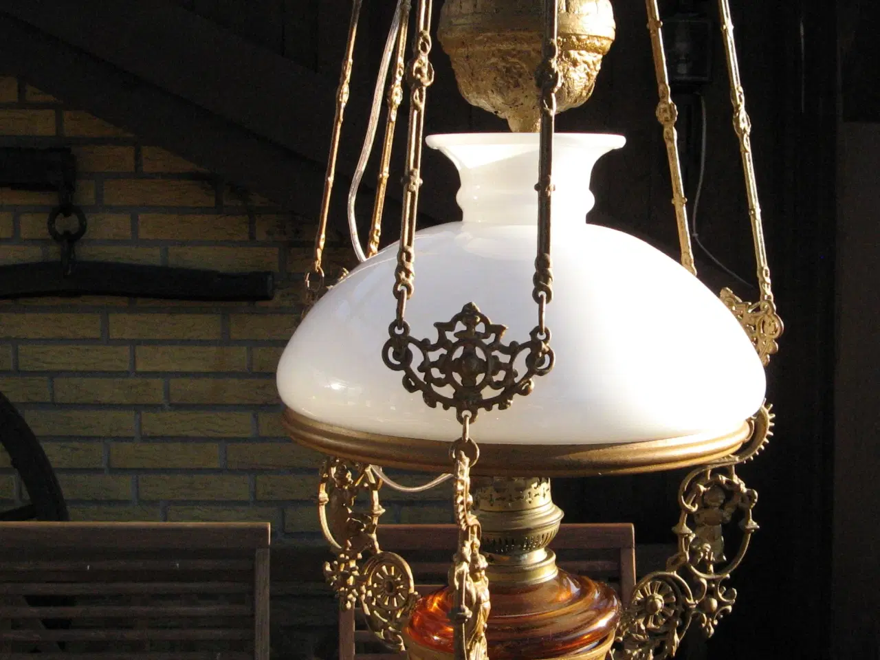 Billede 1 - Petroleums lampe 