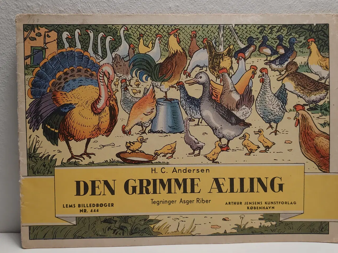 Billede 1 - H.C.Andersen:Den grimme Ælling. ill. A. Riber.1944