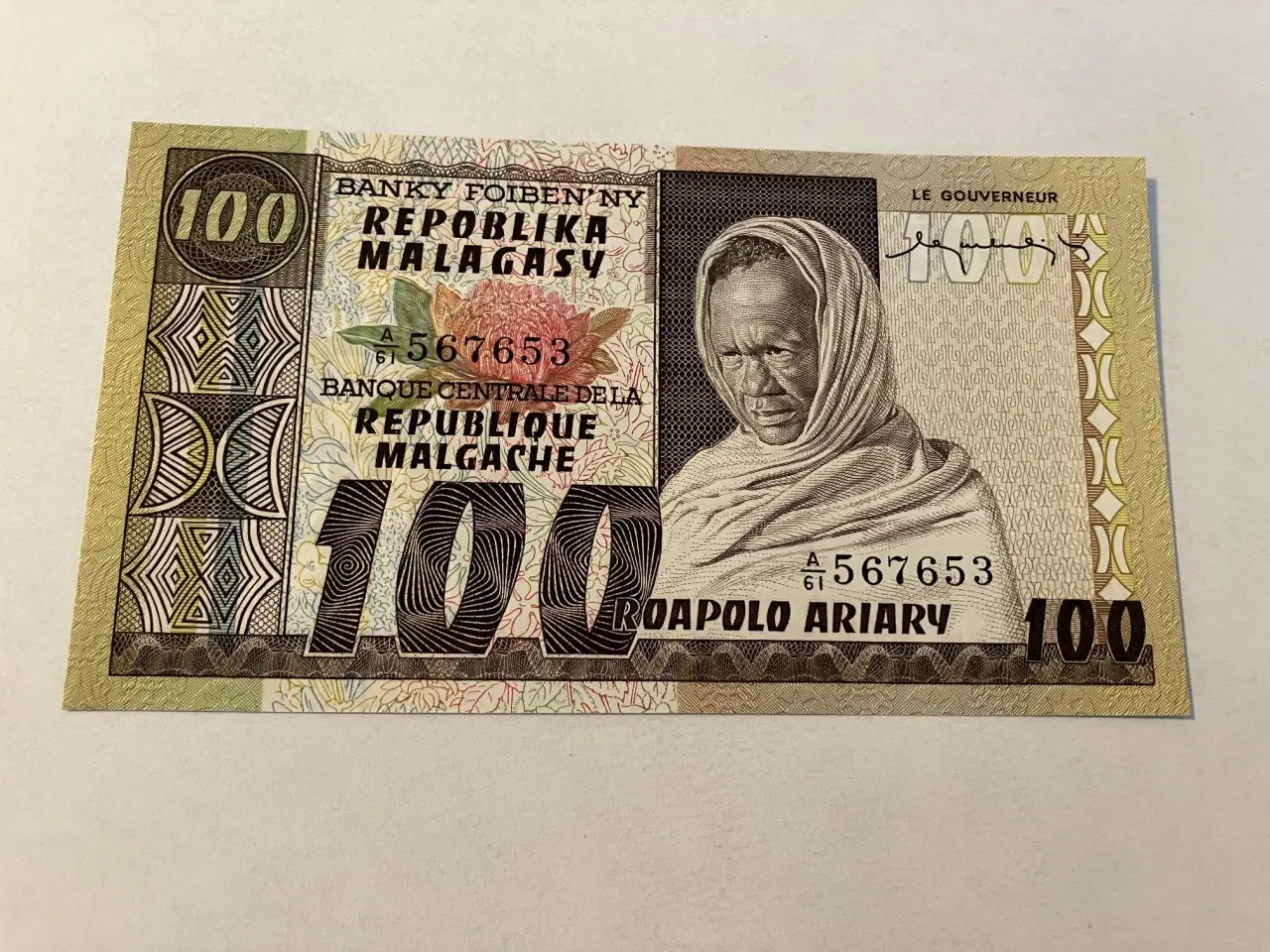 Billede 1 - 100 Francs / Ariary Madagascar
