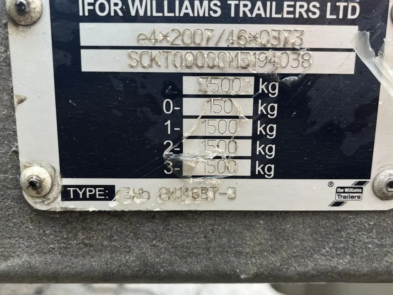 Billede 6 - Ifor Williams gh146 GH146-3 Alubund Skal Ikke synes