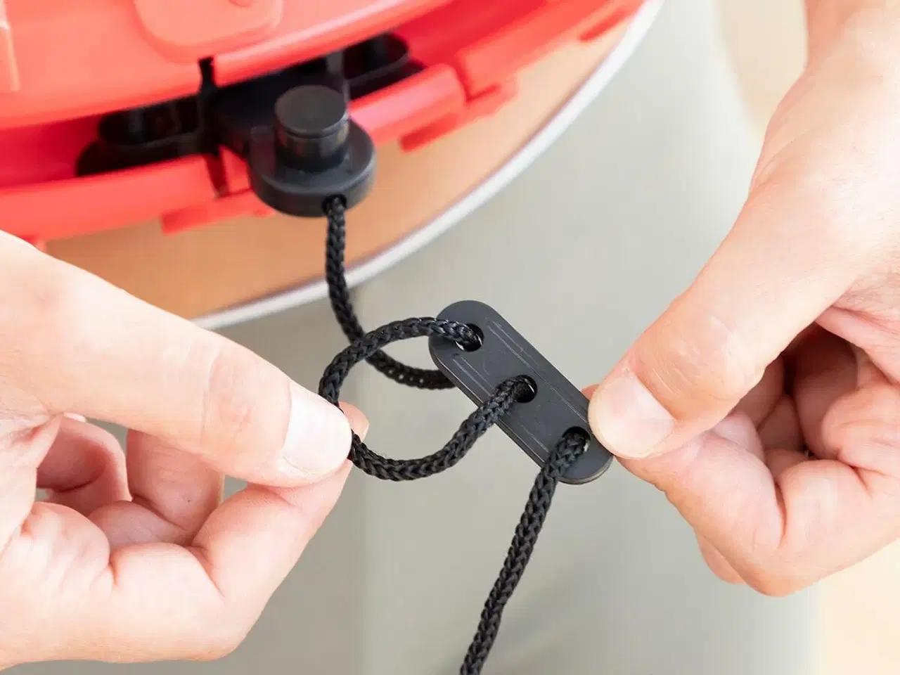 Billede 7 - Fittehoop - justerbar smart fitness hoop med vægt, rød (OUTLET B)