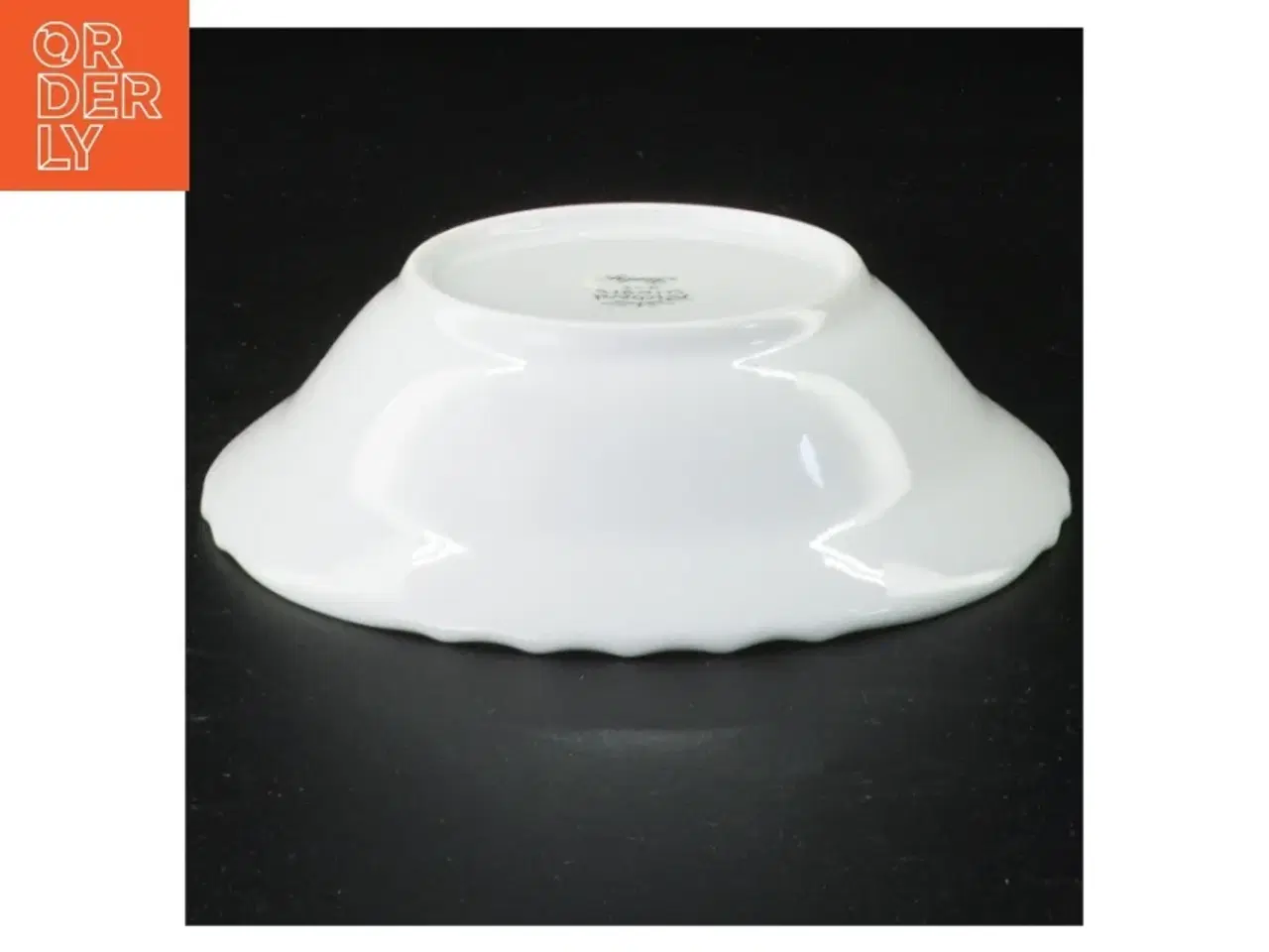 Billede 3 - Blomsterdekoreret porcelænsskål (str. 15 x 4 cm)