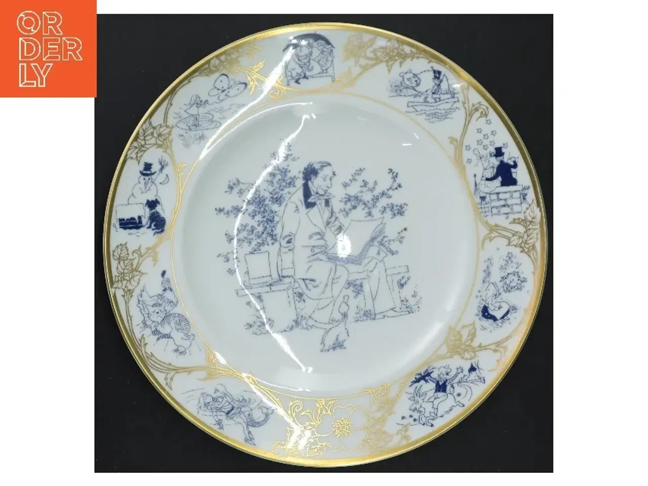 Billede 1 - Dekorativ samletallerken fra Copenhagen Porcelon (str. Ø, 24 cm)