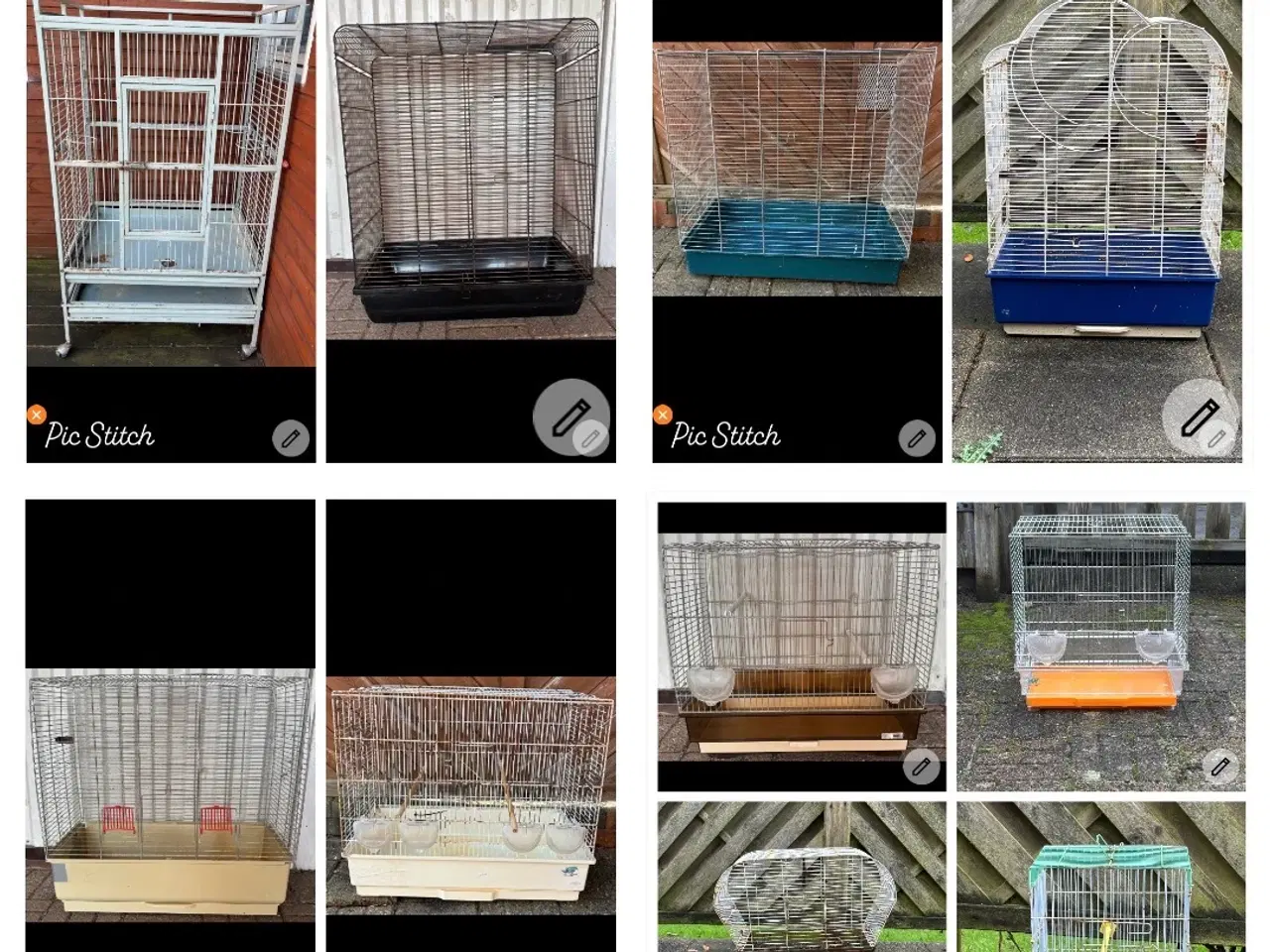 Billede 1 - 10 fuglebur sælges helst samlet