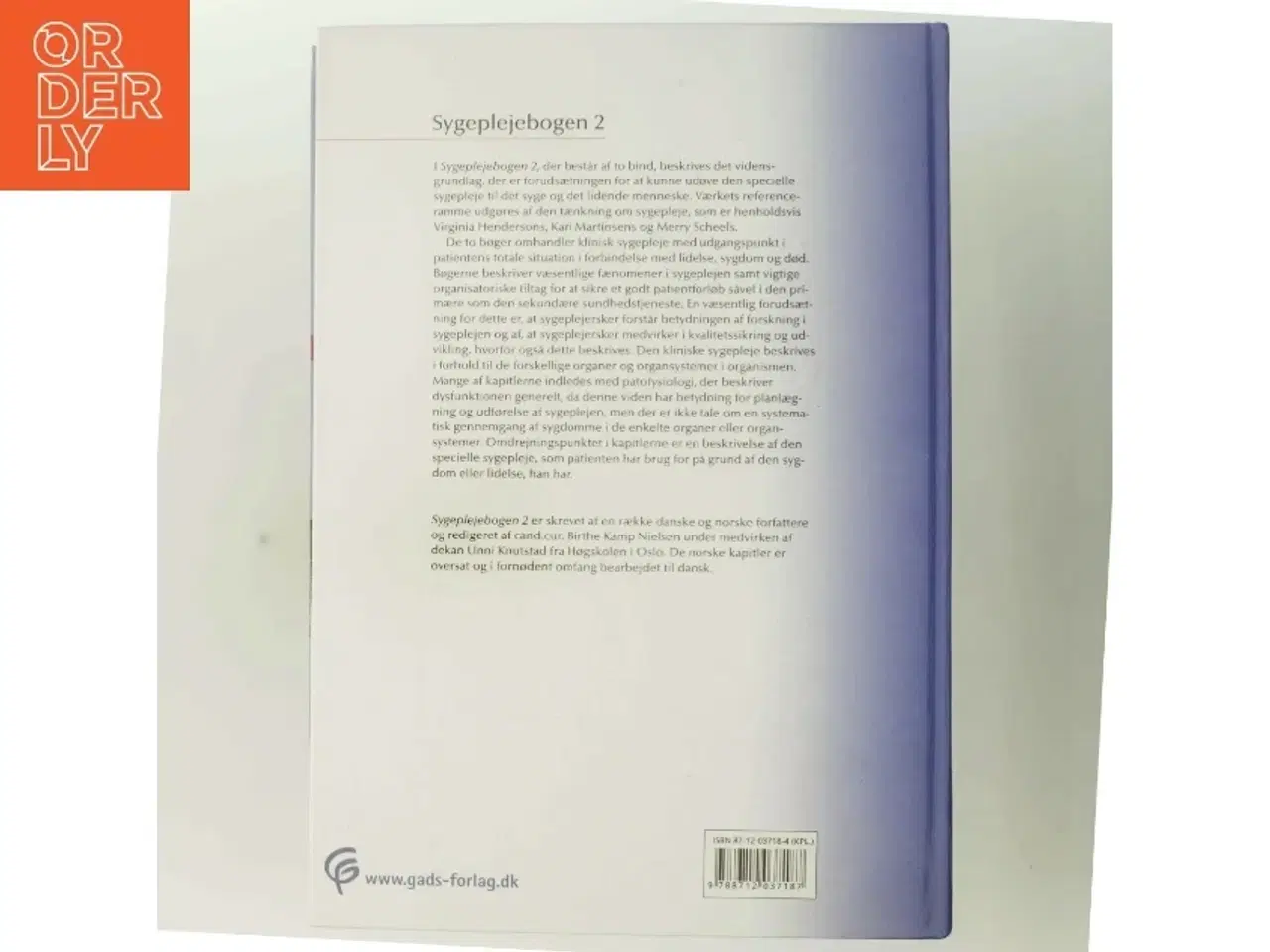 Billede 3 - Sygeplejebogen 2 af Birthe Kamp Nielsen (Bog)