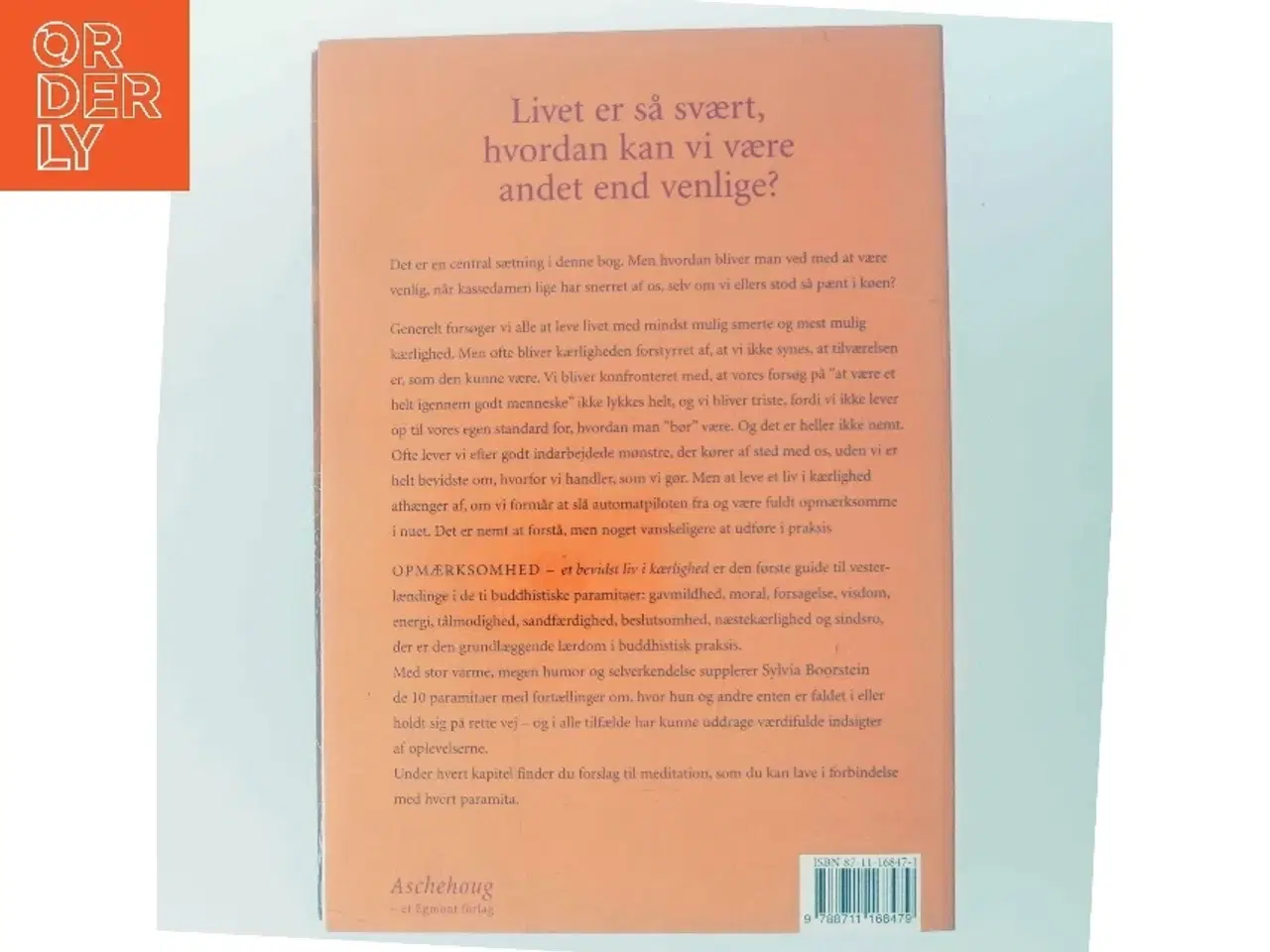 Billede 3 - Opmærksomhed : et bevidst liv i kærlighed af Sylvia Boorstein (Bog)