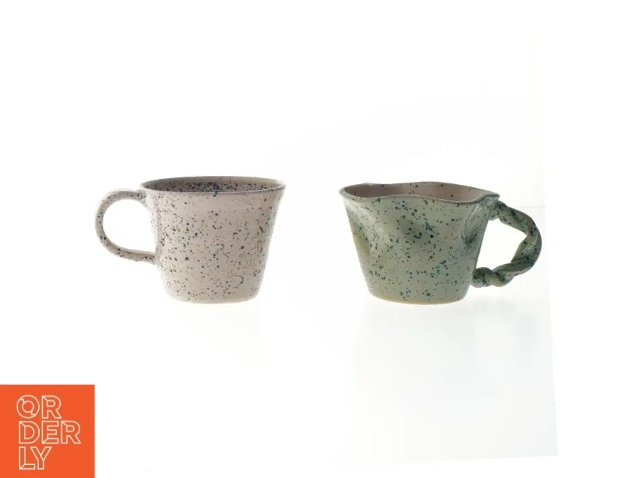 Billede 1 - Keramiske kaffekrus fra Kraki (str. Ø. 11. cm og. ø. 10 cm)