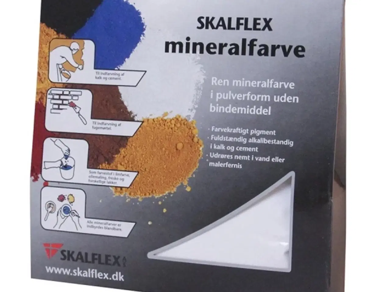 Billede 1 - Skalflex Mineralfarve Oxydgul 25kg