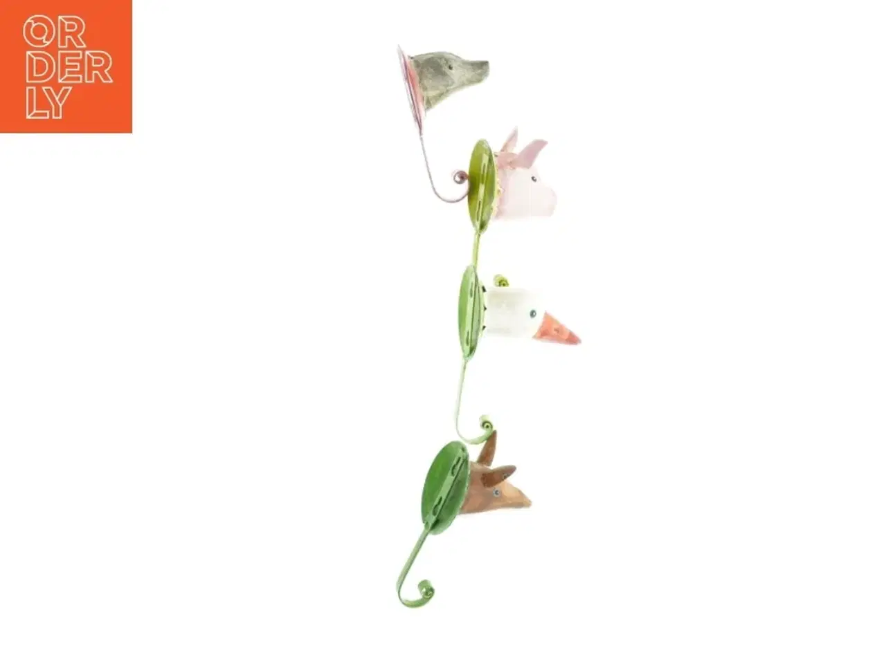 Billede 4 - Dyrehoveder kroge i metal (str. 16,5 x 11 cm)