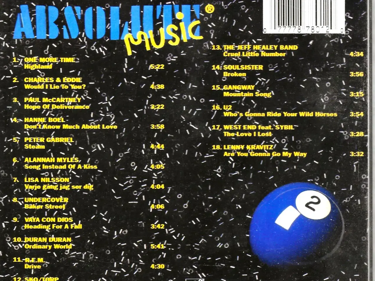 Billede 4 - Absolut Music. Syv CD'er. Nr. 1 - 5 og 7 og 8