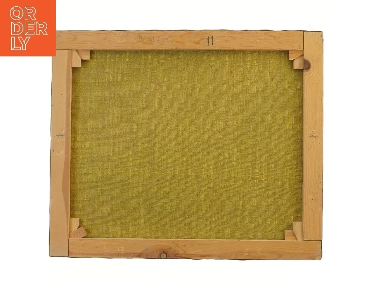 Billede 2 - Maleri af hus fra Sjbeck (str. 56x46,5 cm)