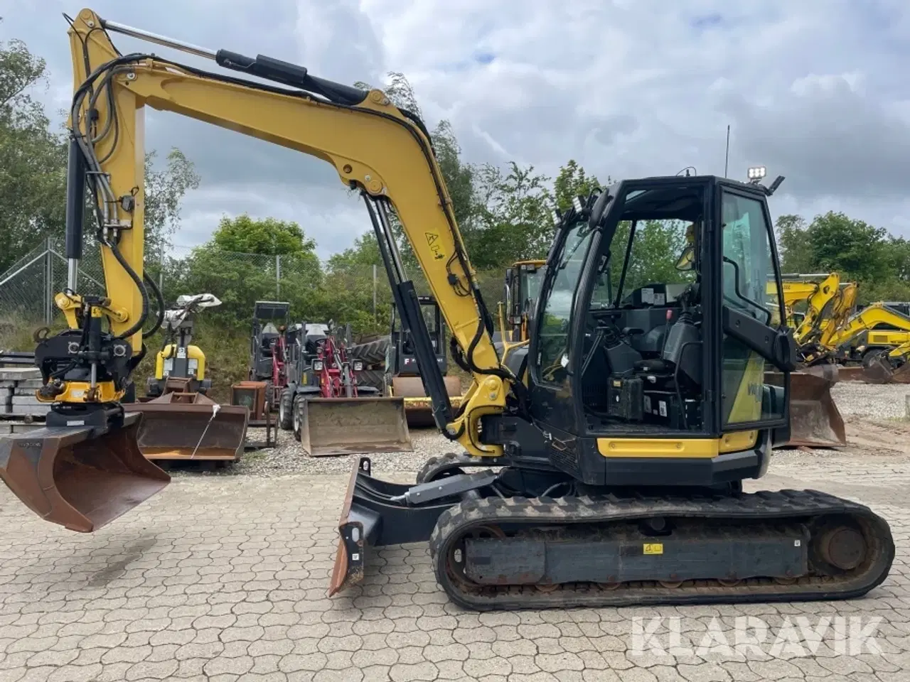 Billede 8 - Gravemaskine Yanmar Vio80-1A med rotortilt