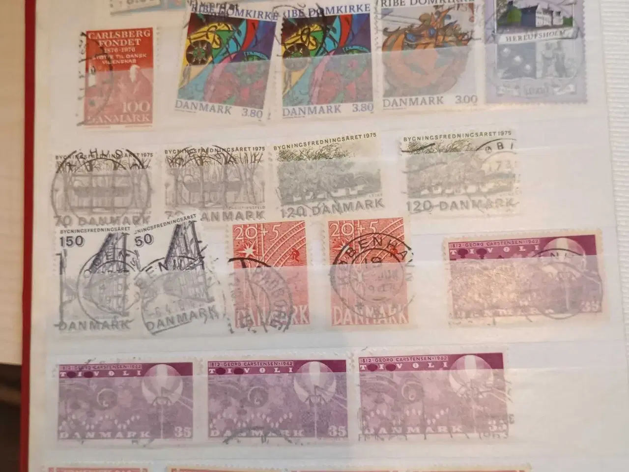 Billede 42 - indstiksbog med danske frimærker 