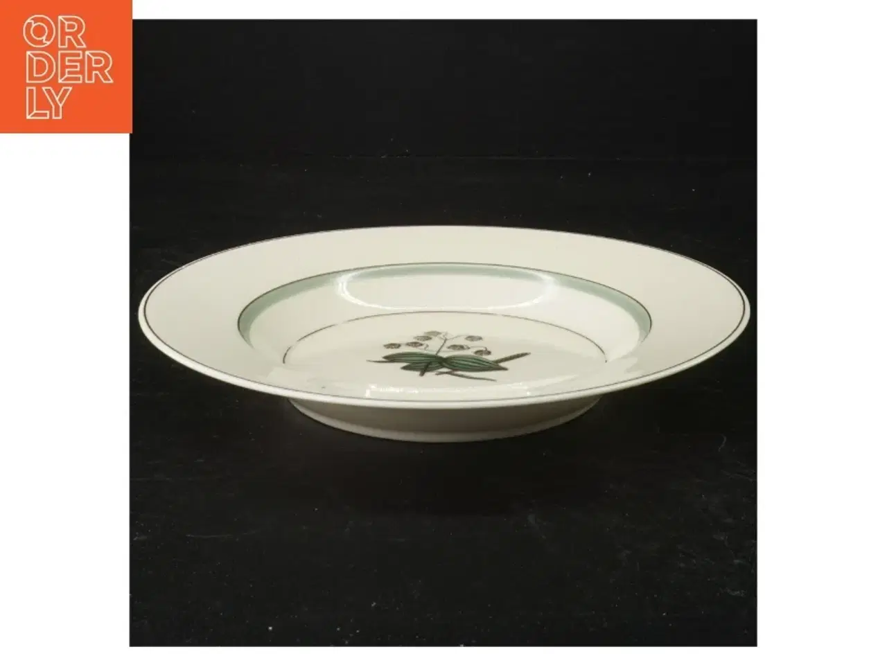 Billede 2 - Hjertegræs Porcelænstallerken med insektmotiv fra Royal Copenhagen (str. 21,5 cm)