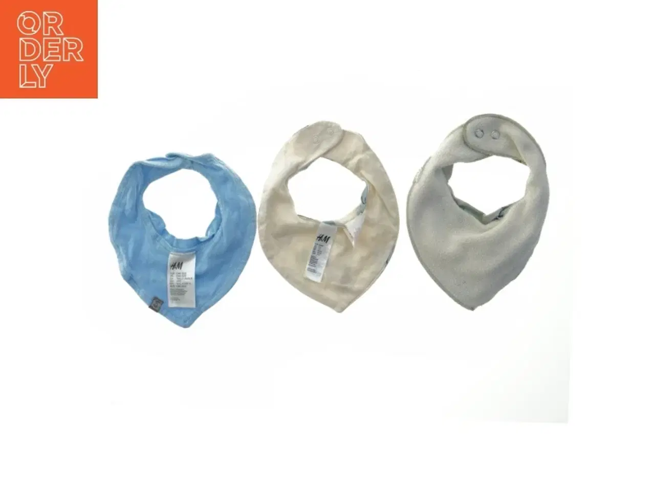 Billede 4 - Baby hagesmække, sæt af 3 fra H&M (str. 23 cm)