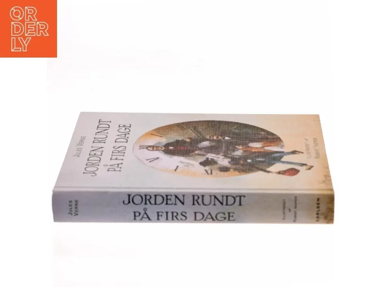 Billede 2 - Jorden rundt på firs dage af Jules Verne (Bog)