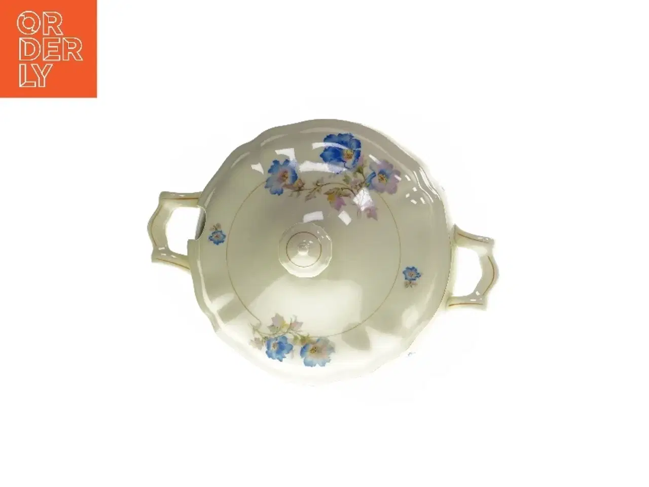 Billede 2 - Suppe terin med låg (str. HØ 15x25 cm)